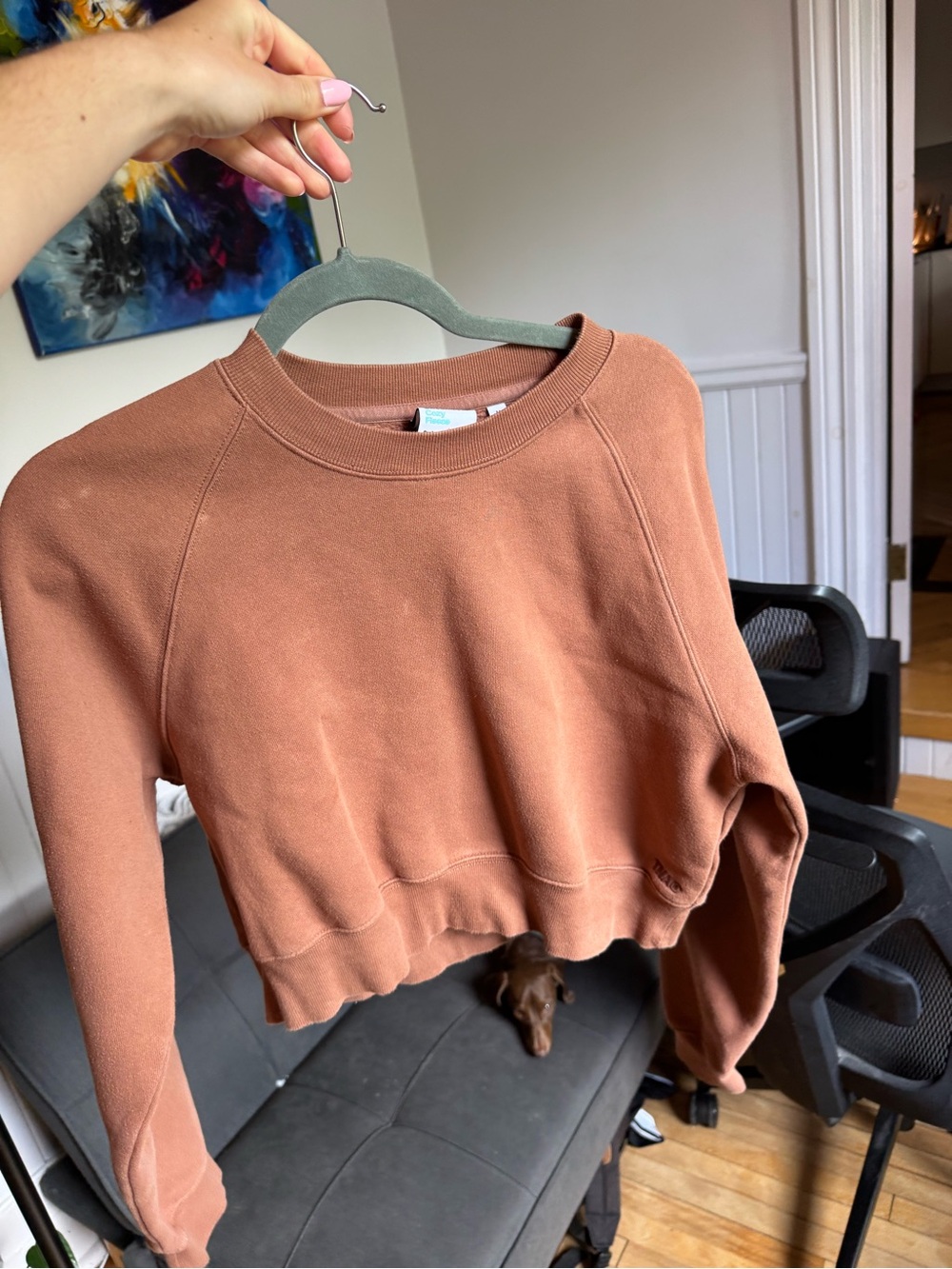 TNA Sweatfleece Burnt Orange - Medium